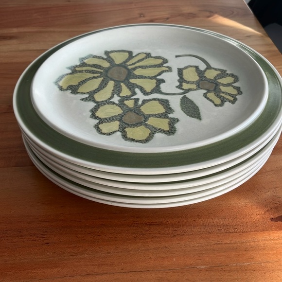 Mid Century Stonehaven Paula Dinner Plates-6 - Picture 1 of 8